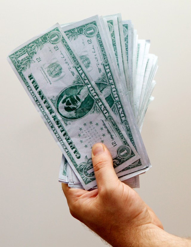 Anti War Dollar Bills Noel Douglas